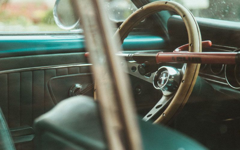 Protect car post img steering lock