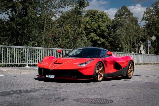 Red sports car