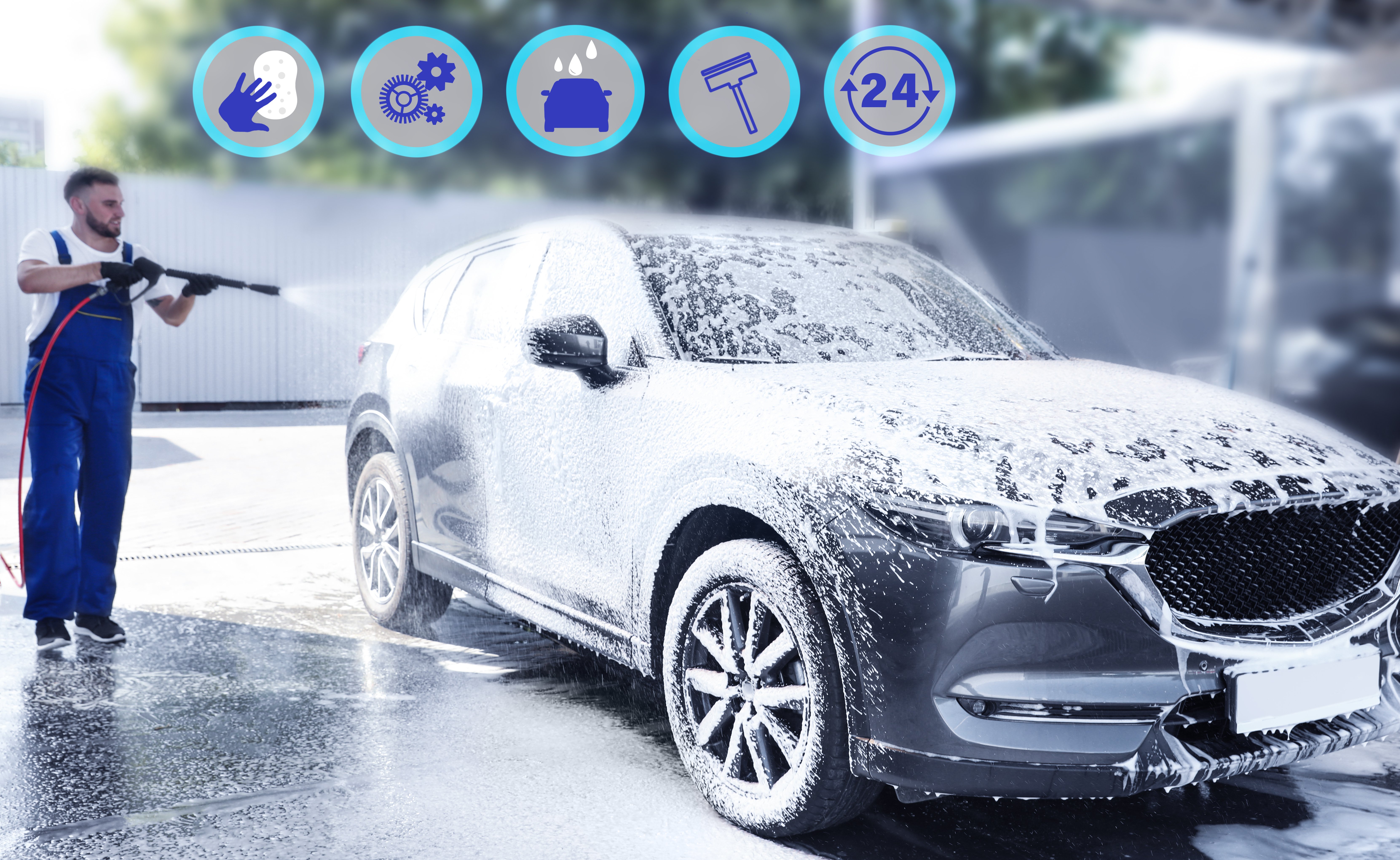 Car wash guide car wash 