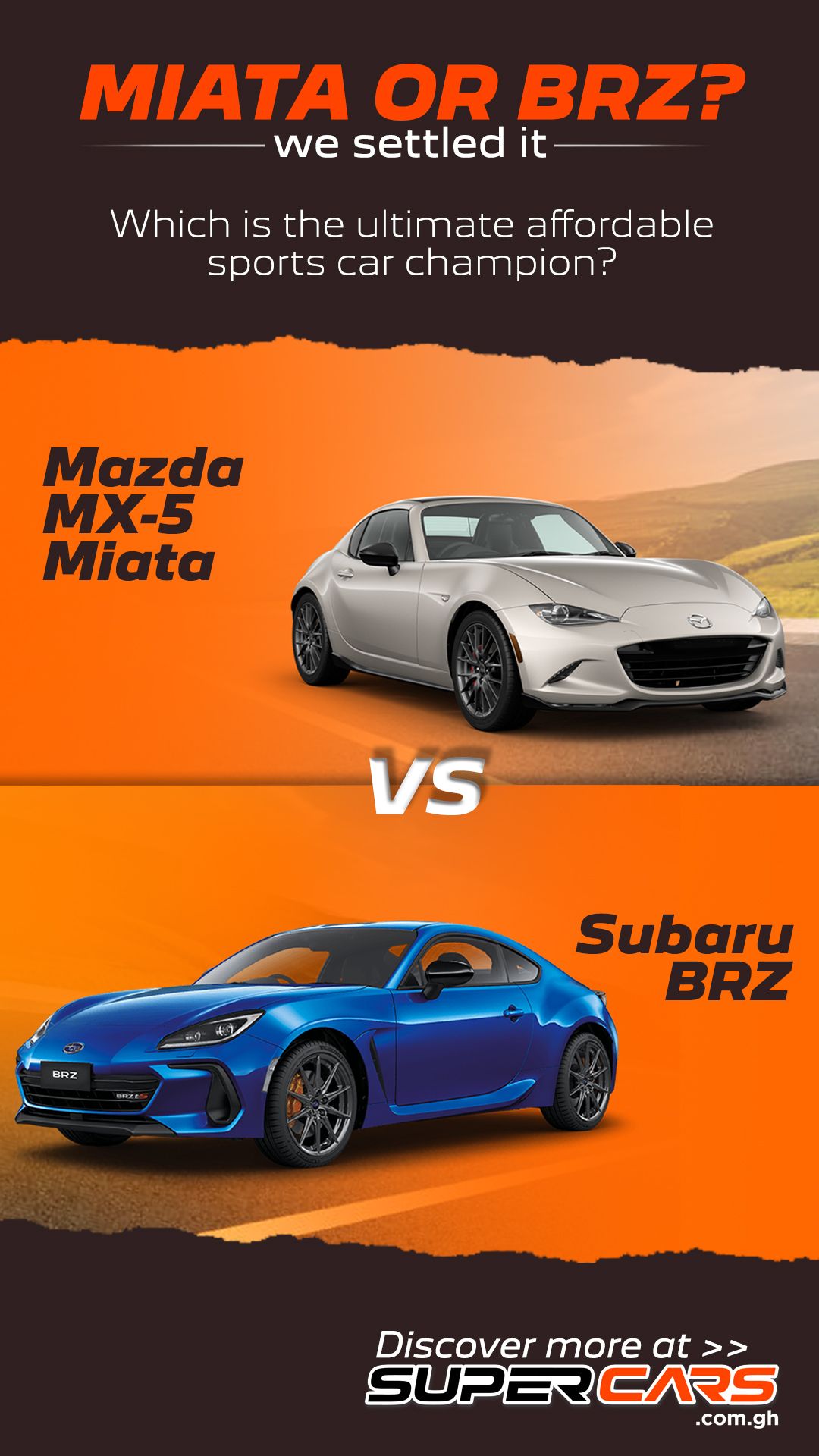 Article 4 BRZ vrs Miata